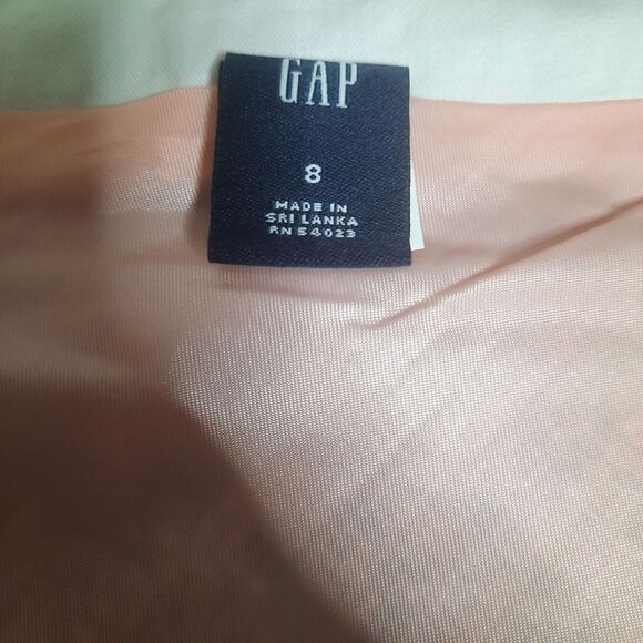 GAP Vintage Y2K Pink Tweed Flounce Skirt Wool Blend Size 8 - Picture 3 of 5